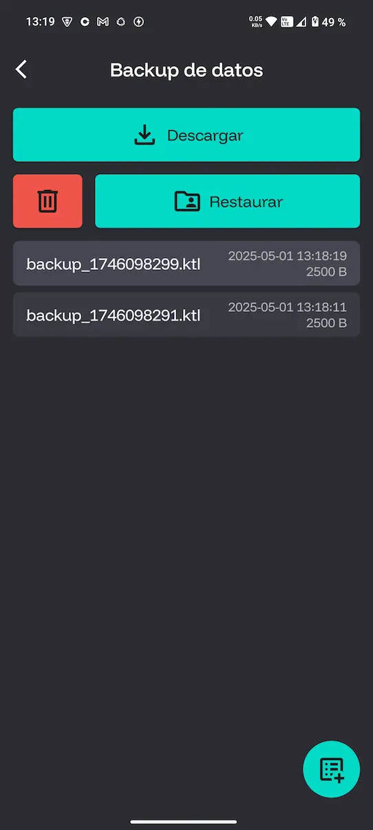Backup cifrado